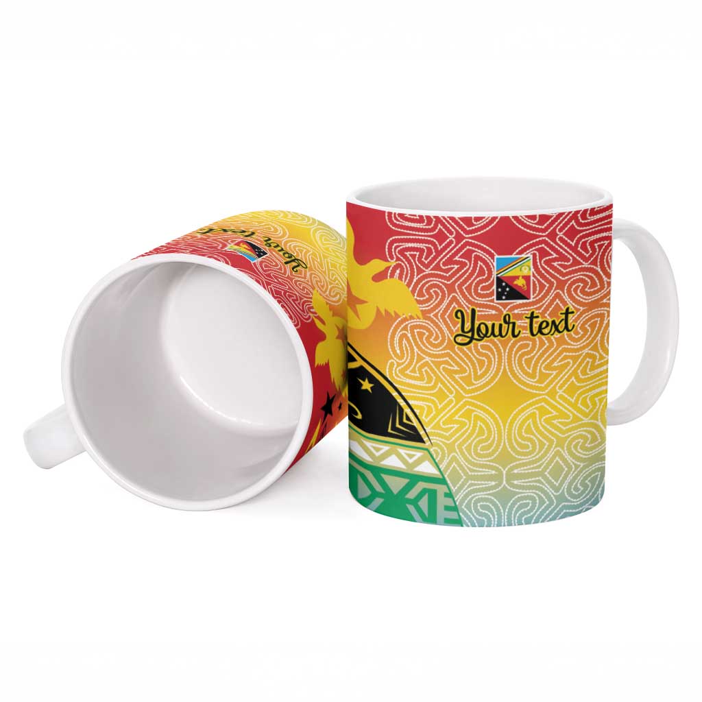 Personalised Torba PNG Day Ceramic Mug Oro Tapa Pattern LT9 - Polynesian Pride