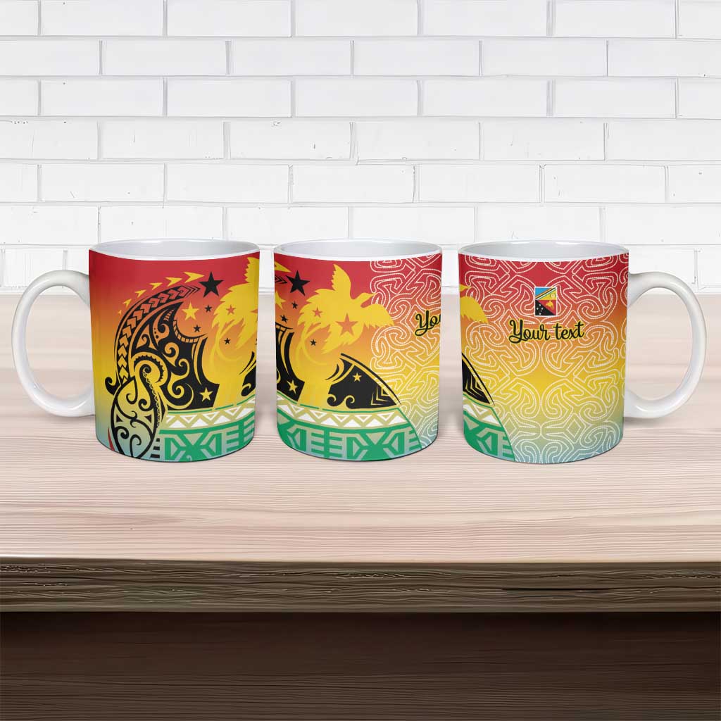 Personalised Torba PNG Day Ceramic Mug Oro Tapa Pattern LT9 - Polynesian Pride