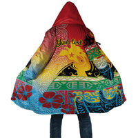 Personalised Torba PNG Day Cloak Oro Tapa Pattern LT9 Unisex Green - Polynesian Pride