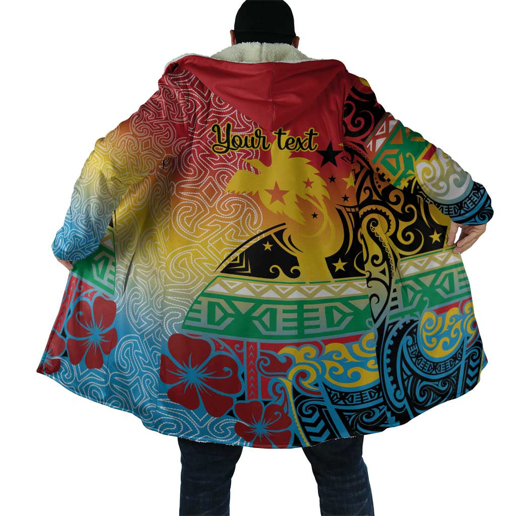 Personalised Torba PNG Day Cloak Oro Tapa Pattern LT9 - Polynesian Pride