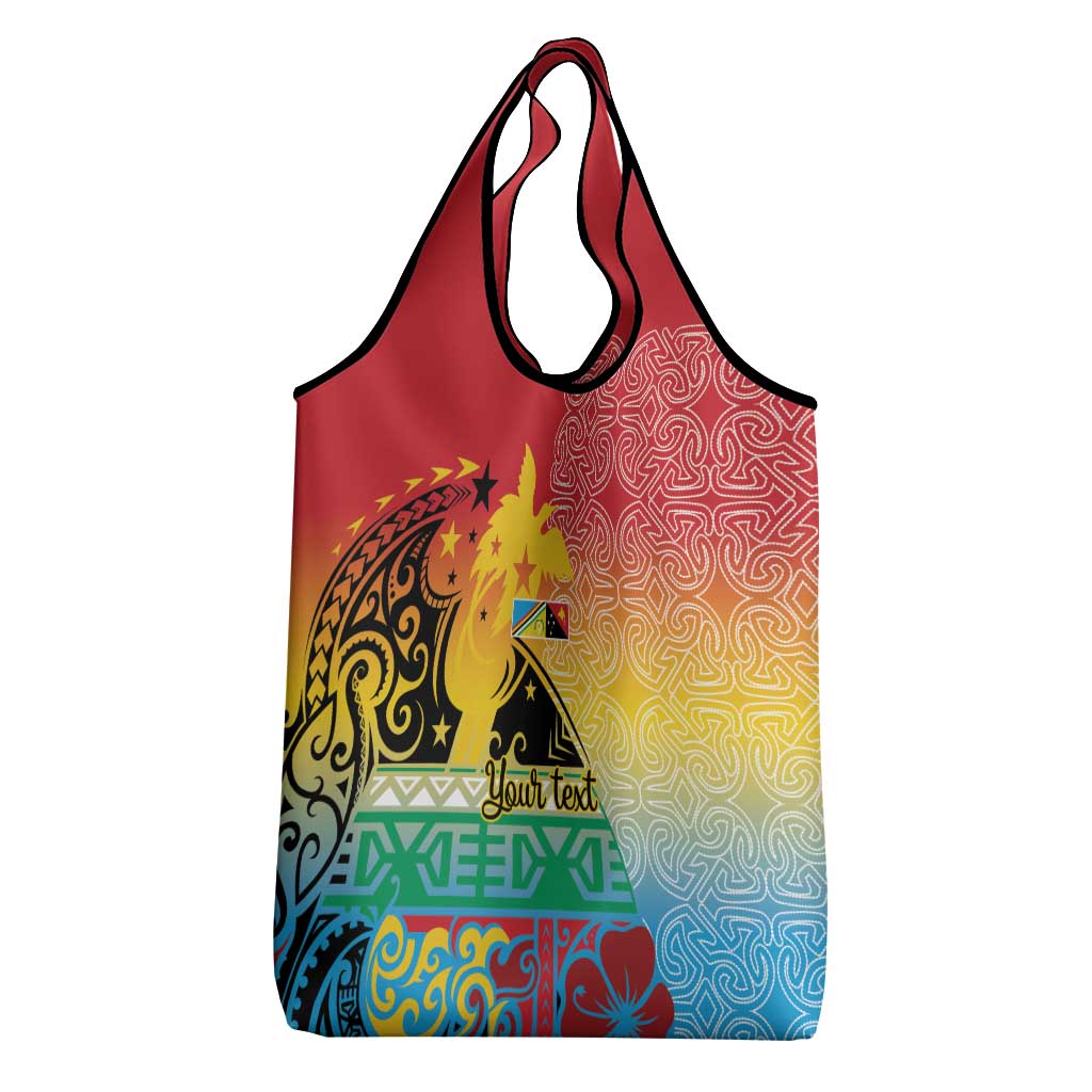 Personalised Torba PNG Day Grocery Bag Oro Tapa Pattern LT9 - Polynesian Pride