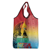 Personalised Torba PNG Day Grocery Bag Oro Tapa Pattern LT9 - Polynesian Pride