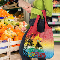 Personalised Torba PNG Day Grocery Bag Oro Tapa Pattern LT9 - Polynesian Pride