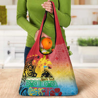 Personalised Torba PNG Day Grocery Bag Oro Tapa Pattern LT9 - Polynesian Pride