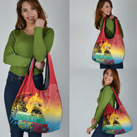 Personalised Torba PNG Day Grocery Bag Oro Tapa Pattern LT9 - Polynesian Pride
