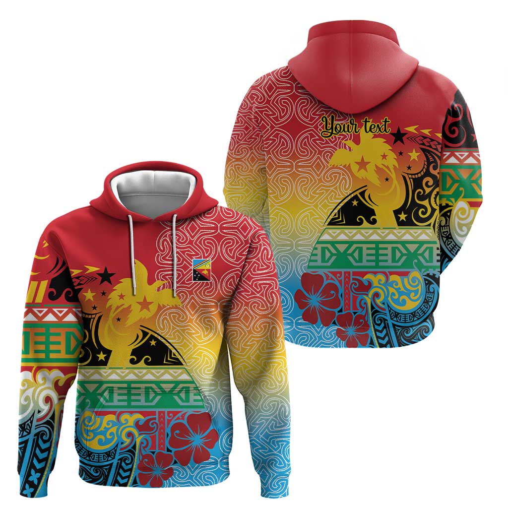 Personalised Torba PNG Day Hoodie Oro Tapa Pattern LT9 - Polynesian Pride