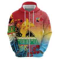 Personalised Torba PNG Day Hoodie Oro Tapa Pattern LT9 - Polynesian Pride