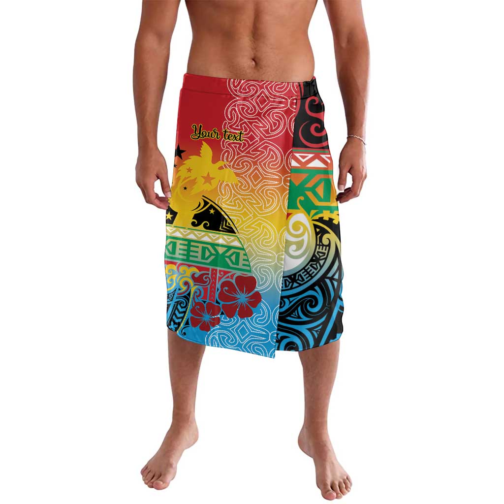 Personalised Torba PNG Day Lavalava Oro Tapa Pattern LT9 Green - Polynesian Pride