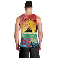 Personalised Torba PNG Day Men Tank Top Oro Tapa Pattern LT9 - Polynesian Pride