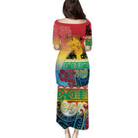 Personalised Torba PNG Day Puletasi Oro Tapa Pattern LT9 - Polynesian Pride