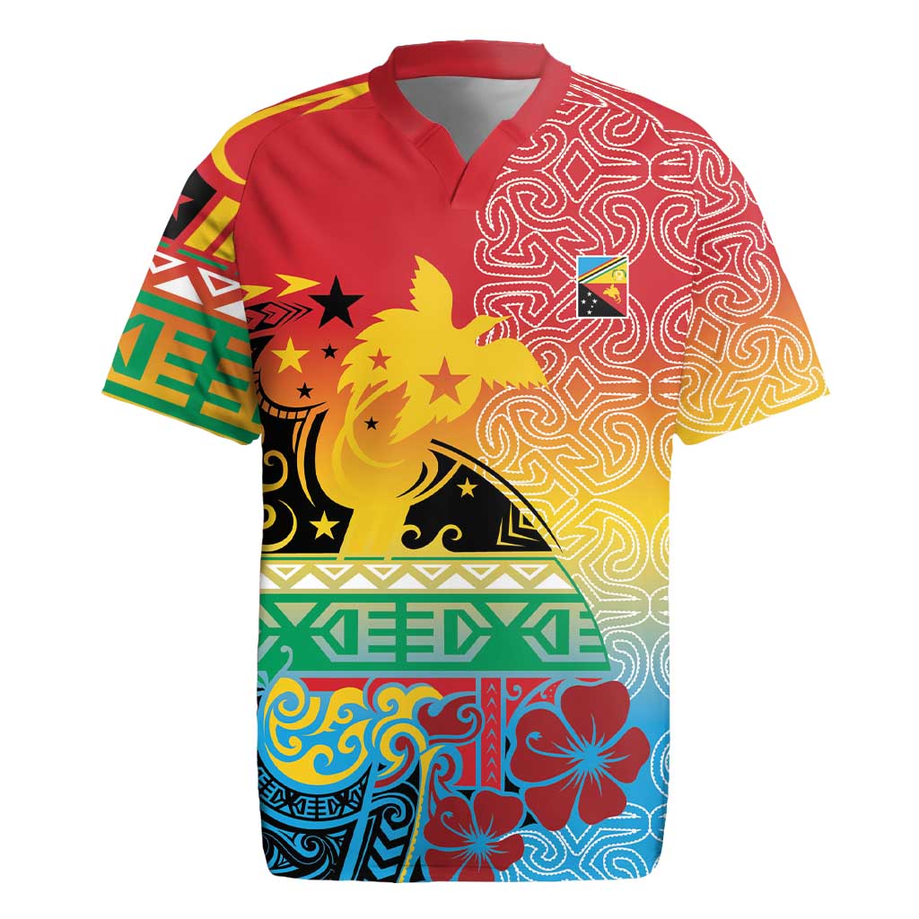 Personalised Torba PNG Day Rugby Jersey Oro Tapa Pattern LT9 Green - Polynesian Pride