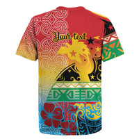 Personalised Torba PNG Day Rugby Jersey Oro Tapa Pattern LT9 - Polynesian Pride