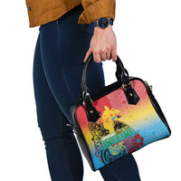 Personalised Torba PNG Day Shoulder Handbag Oro Tapa Pattern LT9 - Polynesian Pride