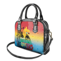 Personalised Torba PNG Day Shoulder Handbag Oro Tapa Pattern LT9 - Polynesian Pride