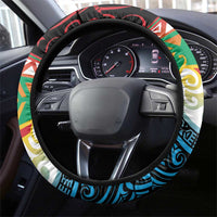 Torba PNG Day Steering Wheel Cover Oro Tapa Pattern LT9 - Polynesian Pride