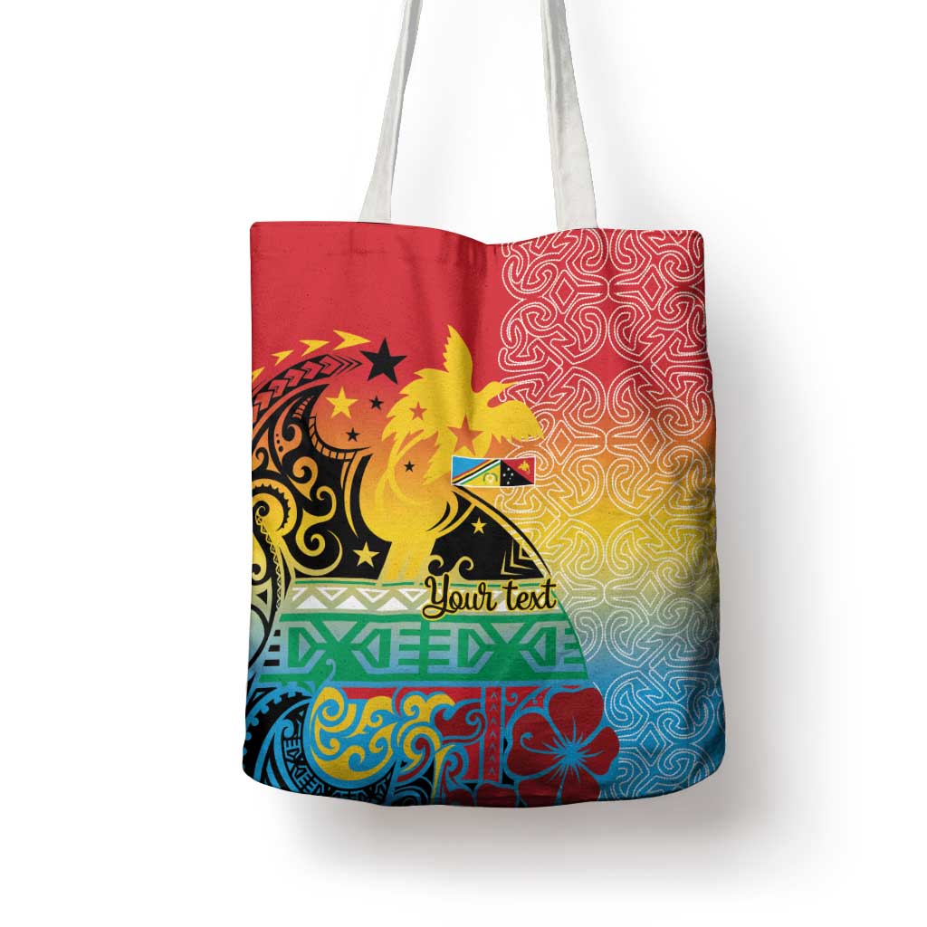 Personalised Torba PNG Day Tote Bag Oro Tapa Pattern LT9 - Polynesian Pride