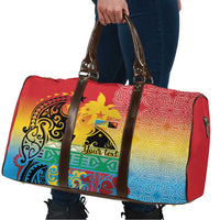 Personalised Torba PNG Day Travel Bag Oro Tapa Pattern LT9 - Polynesian Pride