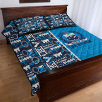 Samoan Warrior Island Heritage Quilt Bed Set Ocean Island Geometry Blue Style LT9 - Polynesian Pride
