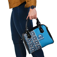 Samoan Warrior Island Heritage Shoulder Handbag Ocean Island Geometry Blue Style LT9 - Polynesian Pride