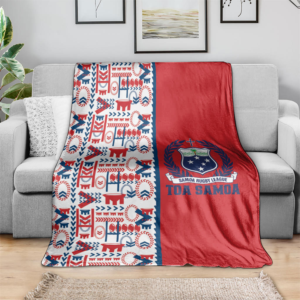 Samoan Warrior Island Heritage Blanket Ocean Island Geometry Red Style LT9 - Polynesian Pride