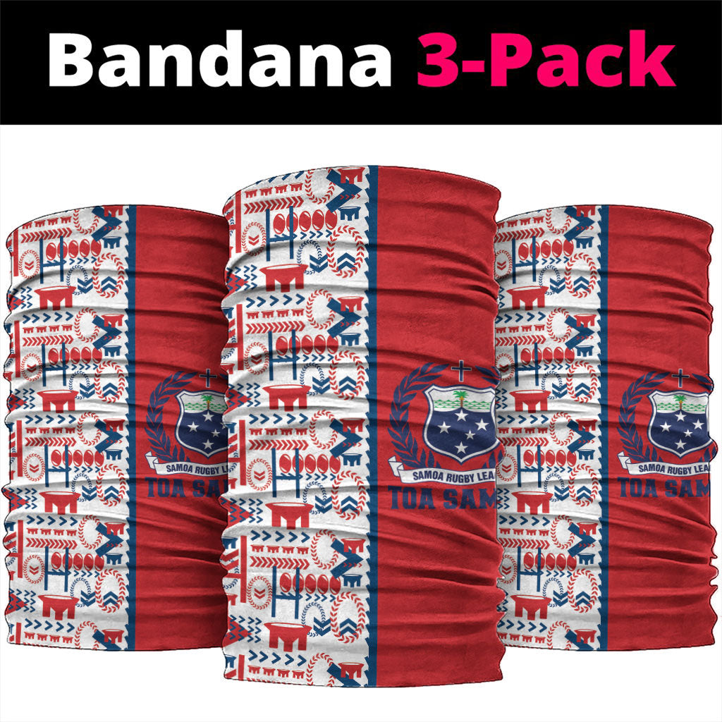 Samoan Warrior Island Heritage Neck Gaiter Ocean Island Geometry Red Style LT9 package One Size: 25*50cm Red - Polynesian Pride
