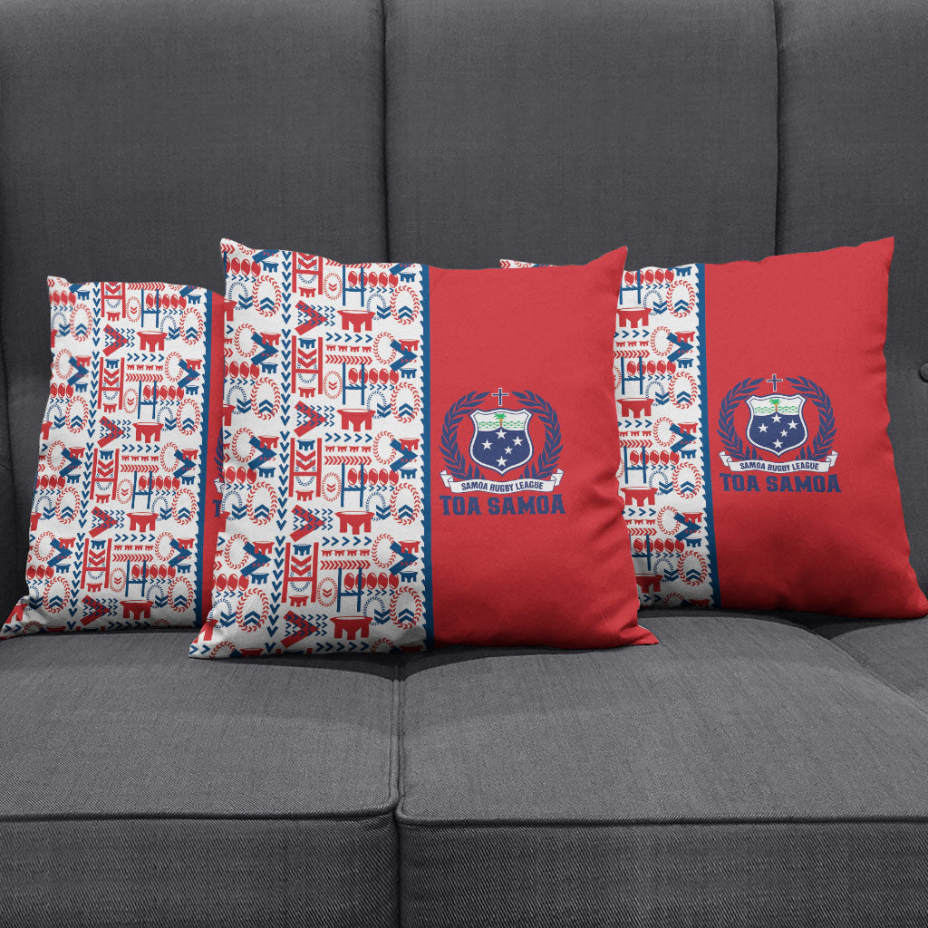 Samoan Warrior Island Heritage Pillow Cover Ocean Island Geometry Red Style LT9 - Polynesian Pride