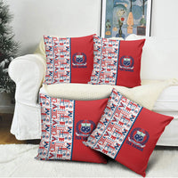 Samoan Warrior Island Heritage Pillow Cover Ocean Island Geometry Red Style LT9 - Polynesian Pride