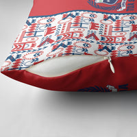 Samoan Warrior Island Heritage Pillow Cover Ocean Island Geometry Red Style LT9 - Polynesian Pride