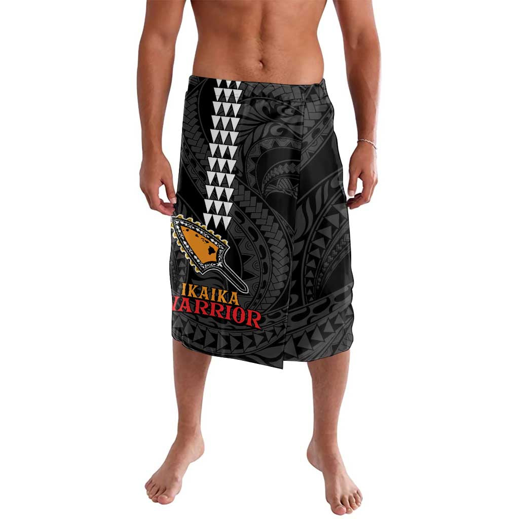 Aloha Spirit Ikaika Warrior Helmet Lavalava LT9 Black - Polynesian Pride