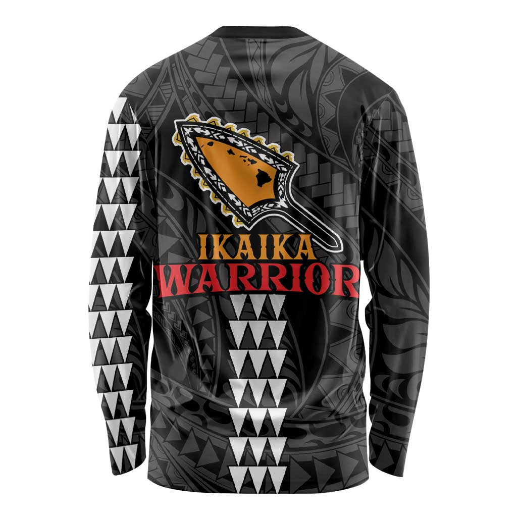 Aloha Spirit Ikaika Warrior Helmet Long Sleeve Shirt LT9 - Polynesian Pride