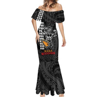 Aloha Spirit Ikaika Warrior Helmet Mermaid Dress LT9 - Polynesian Pride