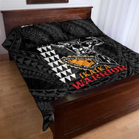 Aloha Spirit Ikaika Warrior Helmet Quilt Bed Set LT9 - Polynesian Pride