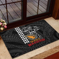 Aloha Spirit Ikaika Warrior Helmet Rubber Doormat LT9 - Polynesian Pride