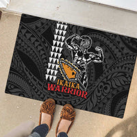 Aloha Spirit Ikaika Warrior Helmet Rubber Doormat LT9 - Polynesian Pride