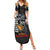 Aloha Spirit Ikaika Warrior Helmet Summer Maxi Dress