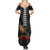 Aloha Spirit Ikaika Warrior Helmet Summer Maxi Dress