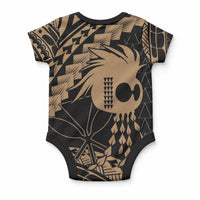 Ikaika Hawaiian Mythic Koa Tribal Warrior Baby Onesie LT9 - Polynesian Pride