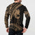 Ikaika Hawaiian Mythic Koa Tribal Warrior Button Sweatshirt