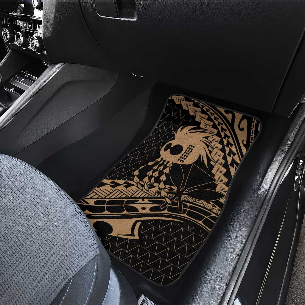 Ikaika Hawaiian Mythic Koa Tribal Warrior Car Mats LT9 - Polynesian Pride