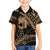 Ikaika Hawaiian Mythic Koa Tribal Warrior Family Matching Summer Maxi Dress and Hawaiian Shirt