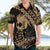 Ikaika Hawaiian Mythic Koa Tribal Warrior Hawaiian Shirt