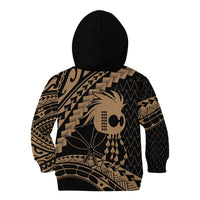 Ikaika Hawaiian Mythic Koa Tribal Warrior Kid Hoodie LT9 - Polynesian Pride