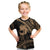 Ikaika Hawaiian Mythic Koa Tribal Warrior Kid T Shirt