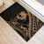 Ikaika Hawaiian Mythic Koa Tribal Warrior Rubber Doormat