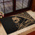 Ikaika Hawaiian Mythic Koa Tribal Warrior Rubber Doormat