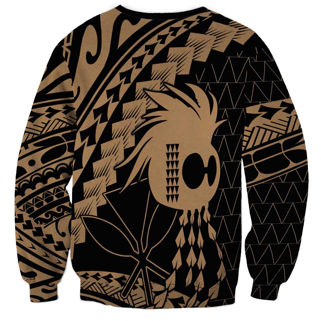 Ikaika Hawaiian Mythic Koa Tribal Warrior Sweatshirt LT9 - Polynesian Pride