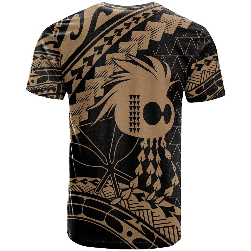 Ikaika Hawaiian Mythic Koa Tribal Warrior T Shirt LT9 - Polynesian Pride