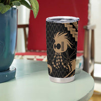 Ikaika Hawaiian Mythic Koa Tribal Warrior Tumbler Cup LT9 - Polynesian Pride