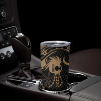 Ikaika Hawaiian Mythic Koa Tribal Warrior Tumbler Cup LT9 - Polynesian Pride