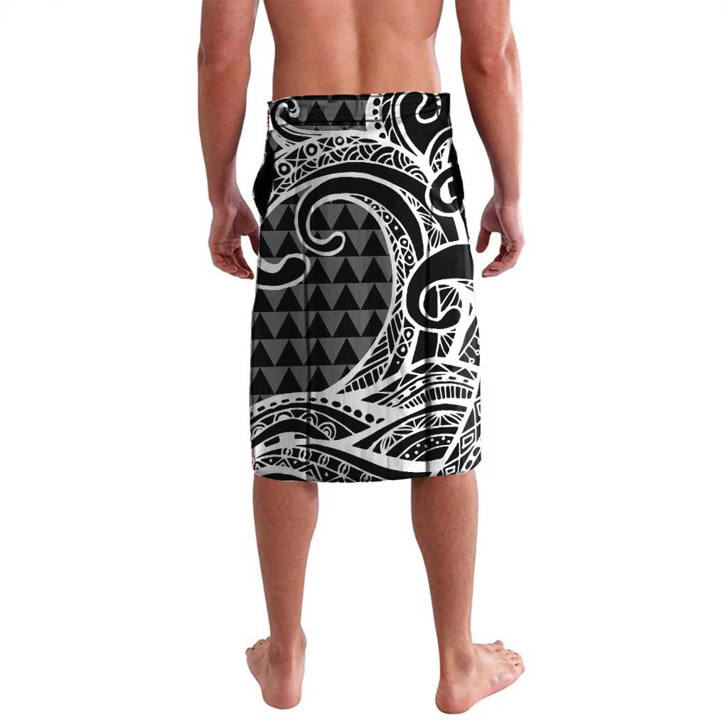 Koa Ikaika Warrior Helmet with Shark Lavalava Black Kakau Style LT9 - Polynesian Pride